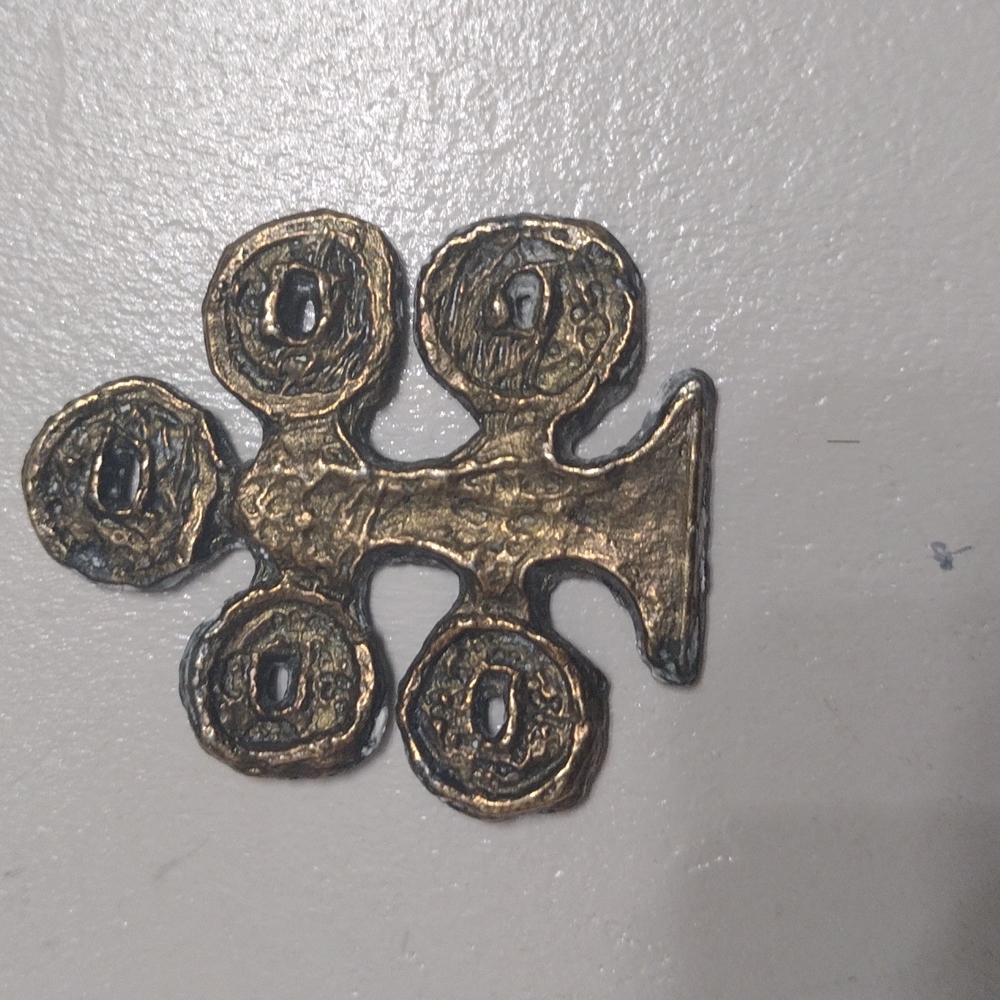 Malacca money tree coin from 1200 B.C. circulated in China and southeast Asia.